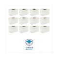  | Boardwalk SOD410320 3.2 in. x 525 ft. 2 Ply Septic Safe Jumbo Roll Bathroom Tissue - White (12/Carton) image number 2