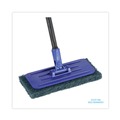 Mops | Boardwalk 528170 4 in. x 9 in. Plastic Swivel Pad Holder - Blue (12/Carton) image number 7