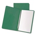File Folders | Oxford 12703 8.5 in. x 11 in. 3 in. Capacity 2-Prong Fastener Heavyweight PressGuard and Pressboard Report Cover - Light Green image number 2