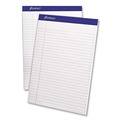 Notebooks & Pads | Ampad 20-320 (50) White 8.5 in. x 11.75 in. Sheets Wide/Legal Rule Perforated Writing Pads (1-Dozen) image number 0