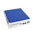 File Folders | C-Line 32935 11 x 8.5 3-Hole Punch Two-Pocket Heavyweight Poly Portfolio Folder - Blue (25/Box) image number 4
