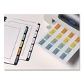 Back to School Sale | Avery 16282 1.75 in. Wide 1/5-Cut Printable Plastic Tabs with Repositionable Adhesive - White (80/Pack) image number 2