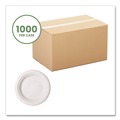 Bowls and Plates | Vegware WHBRG-06 6 in. Molded Fiber Compostable Tableware Plate - White (1000/Carton) image number 1