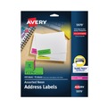 Just Launched | Avery 05979 1 in. x 2.63 in. High-Visibility Permanent Laser ID Labels - Asst. Neon (450/Pack) image number 0