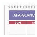 Bulletin Boards | AT-A-GLANCE PMLM02-28 12 in. x 17 in. 12-Month (Jan-Dec 2026) Erasable Wall Calendar - White Sheets image number 3