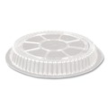  | Handi-Foil 2047DL 7 in. Diameter x 0.88 in. Plastic Dome Lids Fits Round Pan 2047 - Clear (500/Carton) image number 2