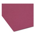 File Folders | Smead 13084 1/3-Cut Tabs Assorted Letter Size 0.75 in. Expansion Reinforced Top Tab Colored File Folders - Maroon (100/Box) image number 3