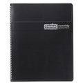 Notebooks & Pads | House of Doolittle 2626-02 8.75 in. x 6.78 in. 14-Month (Dec 2025-Jan 2027) Recycled Ruled Monthly Planner - Black Cover image number 3