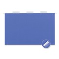 File Folders | Universal UNV14216 1/5-Cut Tab Deluxe Bright Color Hanging File Folders - Legal Size, Blue (25/Box) image number 2