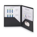 File Folders | Smead 87705 11 in. x 8.5 in. 100-Sheet Capacity Frame View Poly 2-Pocket Folder - Clear/Black (5/Pack) image number 6