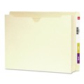 File Folders | Smead 76910 Letter Size Straight Tab Heavyweight End Tab File Jacket with 2 in. Expansion - Manila (25/Box) image number 0