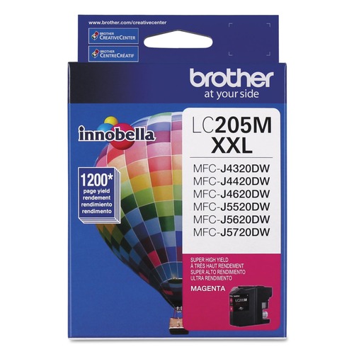 Ink & Toner | Brother LC205M Innobella 1,200 Page-Yield Super High-Yield Ink - Magenta image number 0