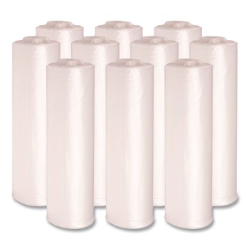 Boardwalk V8046MNKR02 40 in. x 46 in. 45 gal. 10 mic High-Density Can Liners - Natural (250/Carton)