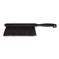 Cleaning Brushes | Carlisle 3622503 8 in. Horsehair Blend Bristles Counter/Radiator Brush - Black image number 2