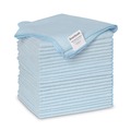 Cleaning & Janitorial Supplies | Boardwalk 2164038 16 in. x 16 in. Microfiber Cleaning Cloths - Blue (24/Pack) image number 0
