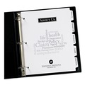 Dividers & Tabs | Avery 11515 Print-On 11 in. x 8.5 in. 5-Tab 3-Hole Customizable Punched Dividers - White (5/Pack) image number 1