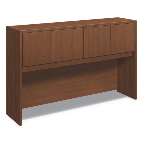 Office Desks & Workstations | HON HLM60HUT.F 60 in. x 14.63 in. x 37.13 in. Foundation Hutch with Doors - Shaker Cherry image number 0