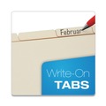 File Folders | Oxford 13V 11 in. x 8.5 in. 5-Tab Write-On Tab Dividers - Manila (20/Box) image number 3