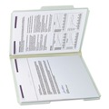 File Folders | Smead 14982 2 in. Expansion 2/5-Cut Two SafeSHIELD Coated Fasteners Letter Size Recycled Pressboard Folders - Gray-Green (25/Box) image number 7