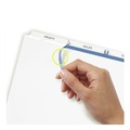 Dividers & Tabs | Avery 11445 Index Maker 11 in. x 8.5 in. 3-Tab Print and Apply Clear Label Dividers - White (25/Box) image number 2