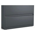 Office Filing Cabinets & Shelves | Alera 25491 36 in. x 18.63 in. x 40.25 in. 3 Legal/Letter/A4/A5 Size Lateral File Drawers - Charcoal image number 2