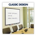 White Boards | Quartet S538B Classic Total Erase Black Aluminum Frame 96 in. x 48 in. Dry-Erase Board - White image number 3