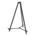Easels | MasterVision FLX11404 Quantum Heavy Duty 35.62 in. - 61.22 in. Plastic Display Easel - Black image number 1