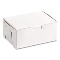 Food Trays, Containers, and Lids | SCT SCH 0911 6.25 in. x 3.75 in. x 2.13 in. Paper One-Piece Non-Window Bakery Boxes - White (250/Bundle) image number 3