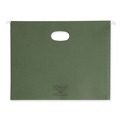 File Folders | Smead 64220 1 Section 3.5 in. Capacity Letter Size Hanging Pockets with Full-Height Gusset - Standard Green (10/Box) image number 1