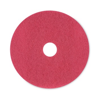 CLEANING AND SANITATION | Boardwalk BWK4020RED 20 in. Diameter Buffing Floor Pads - Red (5/Carton)