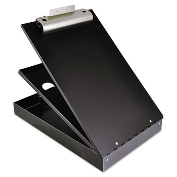 Saunders 21117 1.5 in. Clip Capacity Holds 8.5 in. x 11 in. Sheets Cruiser Mate Aluminum Storage Clipboard - Black