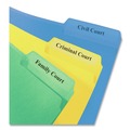 Dividers & Tabs | Avery 05029 0.66 in. x 3.44 in. Permanent File Folder Labels with Sure Feed Technology - Clear (30/Sheet, 15 Sheets/Pack) image number 1