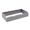 Office Filing Cabinets & Shelves | Tennsco CLB-3618-MGY 36 in. x 18 in. x 6 in. Three Wide Closed Locker Base - Medium Gray image number 0