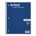 Notebooks & Pads | Oxford 65161 11 in. x 8.5 in. Sheets 3-Hole Punch Medium/College Rule Coil-Lock Wirebound Notebook - Randomly Assorted Cover Color image number 0