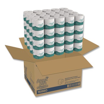 TOILET PAPER | Georgia Pacific Professional 16880 2-Ply Angel Soft Septic Safe Premium Bathroom Tissue - White (450 Sheets/Roll, 80 Rolls/Carton)