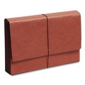 File Folders | Smead 71166 TUFF 5.25 in. Expansion Legal Size 1 Section Elastic Cord Closure Expanding Wallets - Redrope image number 0