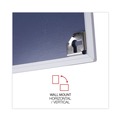 White Boards | Universal UNV43622 24 in. x 18 in. Melamine Dry Erase Board with Anodized Aluminum Frame - White Surface image number 4