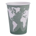 Cups and Lids | Eco-Products EP-BHC12-WAPK 12 oz. World Art Renewable and Compostable Hot Cups - Gray (50/Pack) image number 1