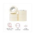 Tapes | Universal UNV51302CT 3 in. Core 48 mm x 54.8 in. General Purpose Masking Tape - Beige (24/Carton) image number 5