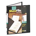 Notebooks & Pads | Cardinal 50232 ShowFile Display Book with Custom Cover Pocket and 24 Letter-Size Sleeves - Black image number 0