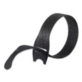 Just Launched | Velcro 90924 ONE-WRAP 0.5 in. x 8 in. Pre-Cut Thin Ties - Black/Gray (50/Pack) image number 1