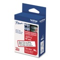 Labels | Brother P-Touch TZES241G 0.7 in. x 26.2 ft. TZe Extra-Strength Adhesive Laminated Labeling Tape - Black on White image number 2