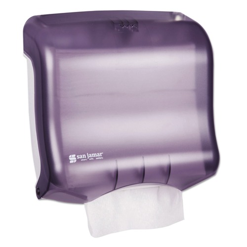 Paper Towel Holders | San Jamar T1750TBKRD 11.5 in. x 6 in. x 11.5 in. Ultrafold Towel Dispenser - Black Pearl image number 0