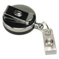 Label & Badge Holders | SICURIX BAU68814 30 in. Extension Heavy Duty ID Card Reel - Black/Chrome image number 1