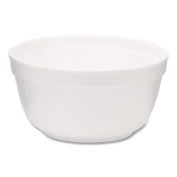 WinCup 221992 12 oz Squat Style Foam Bowls - White (1000/Carton)