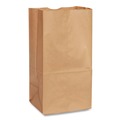 Just Launched | Ross & Wallace Paper Products 100308500PK/BL 6 in. x 3.88 in. x 12.5 in. #8 Size Grocery Paper Bags - Kraft (500/Bundle) image number 1