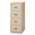 Office Filing Cabinets & Shelves | FireKing 4P1825-CPA Patriot by FireKing 17.75 in. x 25 in. x 52.75 in. 4 Legal/Letter File Drawers 1-Hour Fire Protection Insulated Fire File - Parchment image number 3
