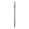 Pens | BIC GSM240BK Round Stic Xtra Life Medium 1.2 mm. Stick Ballpoint Pen Xtra Value Pack - Black Ink/Translucent Frost Barrel (240/Carton) image number 1