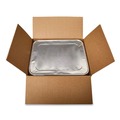  | Handi-Foil 2049-00-100 12.81 in. x 10.44 in. 25 Gauge Steam Pan Foil Lids Fits Half-Size Pan (100/Carton) image number 4