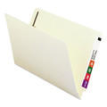 File Folders | Smead 37115 End Tab 11-pt Manila 2-Fastener Folders with Reinforced Straight Tabs - Legal Size/Manila Exterior (50/Box) image number 2